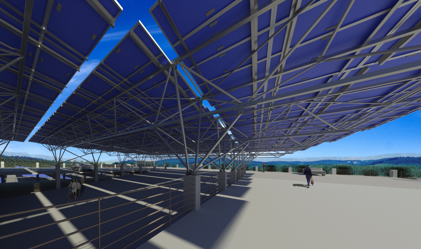 solar canopies for parking