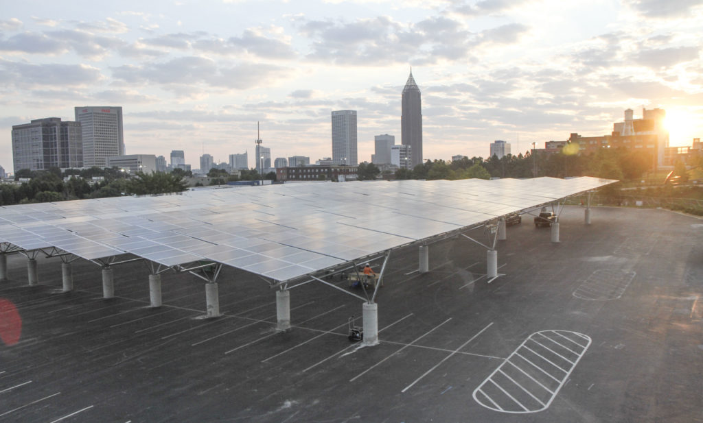 solar canopies for parking lots