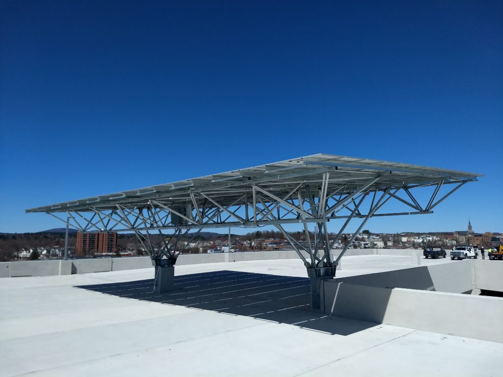 QuadPod solar canopy